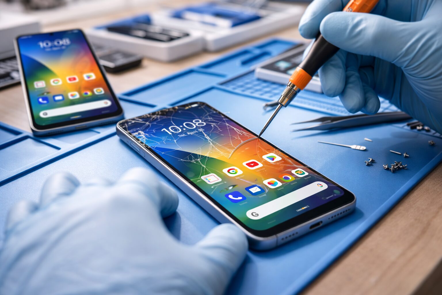 中野でスマホ画面修理ならココ！データそのまま即日直せる信頼店3選【元店員が厳選】を解説するアイキャッチ画像