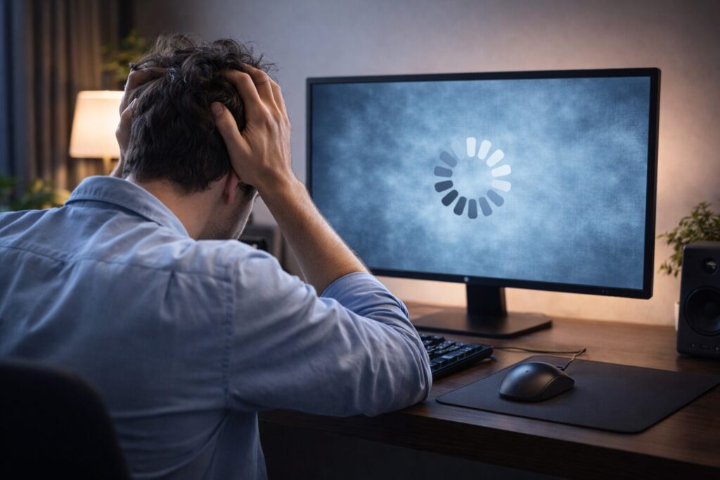 PCがフリーズして動かない！強制終了の前に試すべき対処法と原因