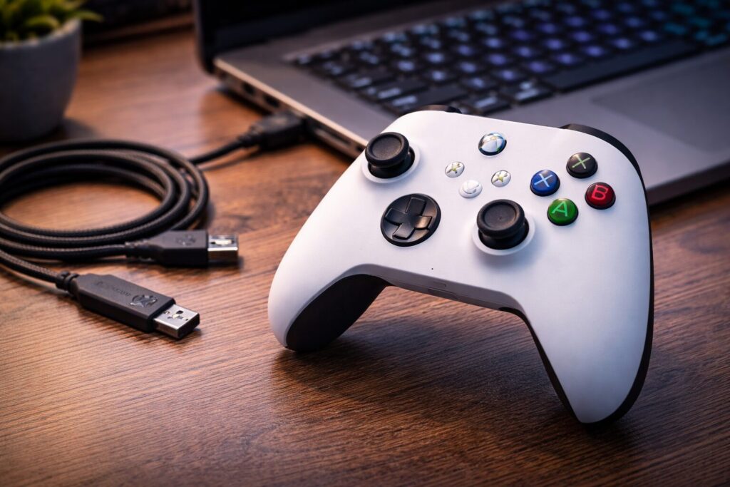 XboxコントローラーをPCに接続する全手順！有線・Bluetooth・アダプターの違いと選び方