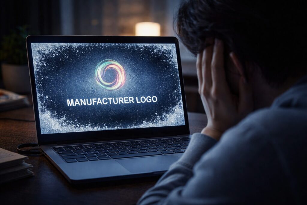 パソコンが起動しないがロゴは出る！画面が進まない原因と5つの対処法