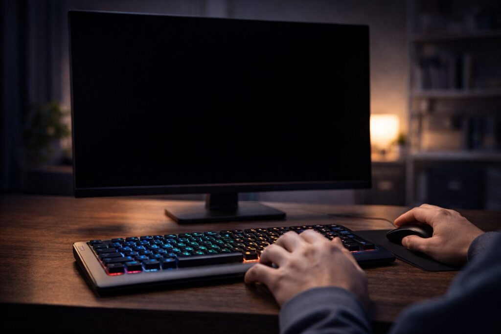 パソコンがブラックアウト（画面が真っ暗）する原因と5つの対処法