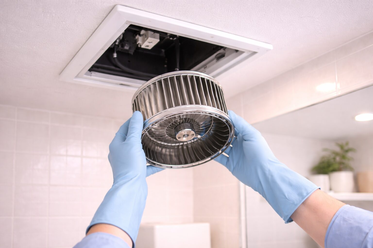浴室換気扇のシロッコファンの外し方は？掃除のための分解手順と外れない時の対処法