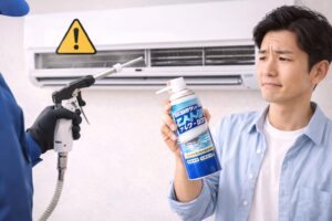 エアコン洗浄スプレーを使ってはいけない理由とは？故障や火災のリスクと正しい対処法