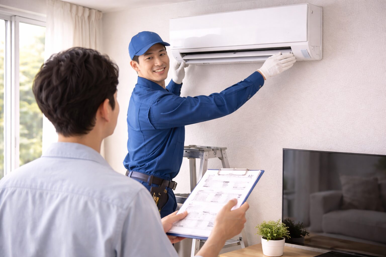 エアコン取り付けの立会いは何をする？当日の流れとトラブルを防ぐ注意点