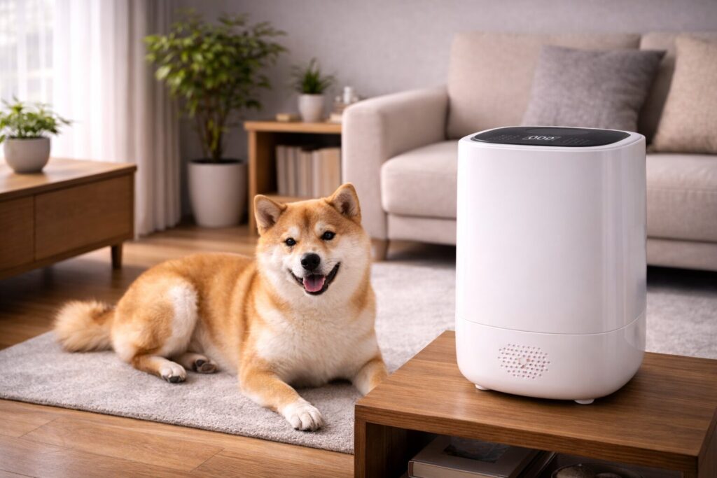 ペット（犬）に空気清浄機は必要？臭いと抜け毛を劇的に減らす選び方と置き場所