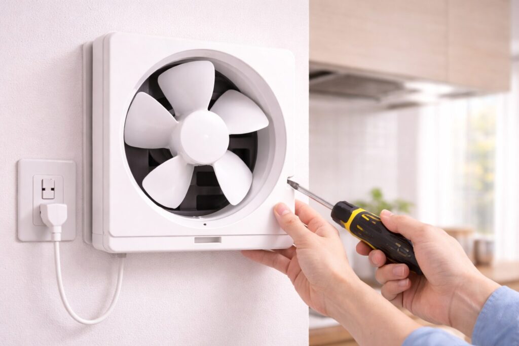 換気扇の交換は自分でできる？DIY可能な種類の見分け方と失敗しない手順